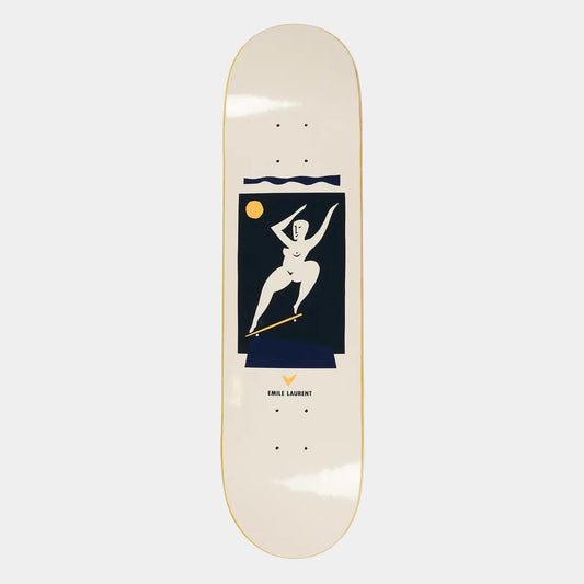 Polar Skate Co. Emile Laurent Crooks Deck 8.375" Cream