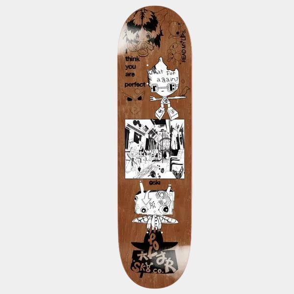 Polar Skate Co. Oskar Rozenberg I Think You Perfect Deck 8.25"-Black Sheep Skate Shop
