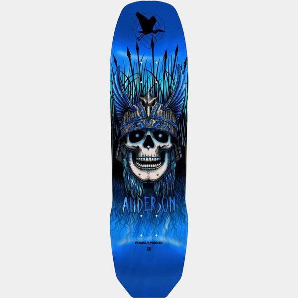 Powell Peralta Andy Anderson Heron Blue Foil Deck 8.45"-Black Sheep Skate Shop