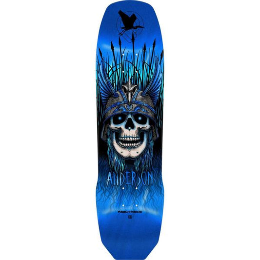 Powell Peralta Andy Anderson Heron Blue Foil Deck 8.45"-Black Sheep Skate Shop