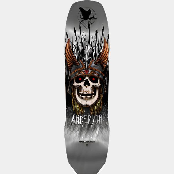 Powell Peralta Andy Anderson Heron Silver Foil Deck 8.45"-Black Sheep Skate Shop