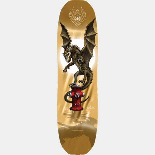 Powell Peralta Andy Anderson Hydrant Pro Flight Deck 8.4" Gold Foil-Black Sheep Skate Shop