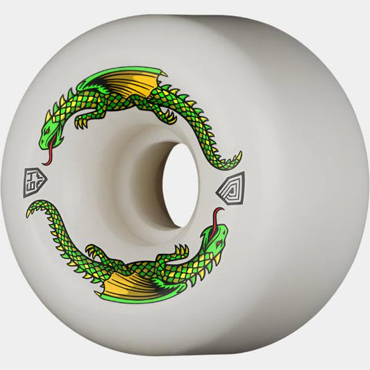 Powell Peralta Dragon Formula Wheels 93a 64mm White-Black Sheep Skate Shop