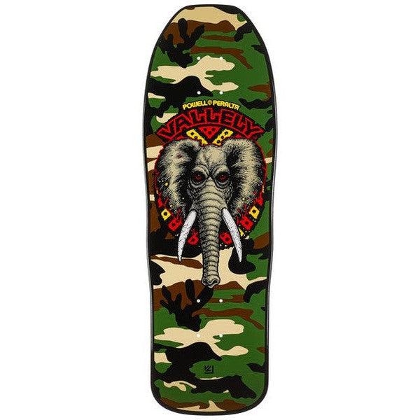 Powell Peralta Mike Vallely Elephant Camo Reissue Deck 10.0 "-Black Sheep Skate Shop