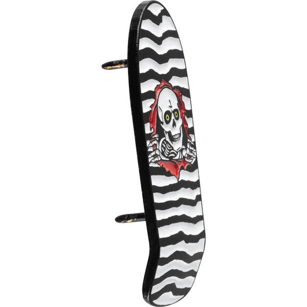 Powell Peralta OG Ripper Deck Lapel Pin Glow in the Dark Black - White-Black Sheep Skate Shop