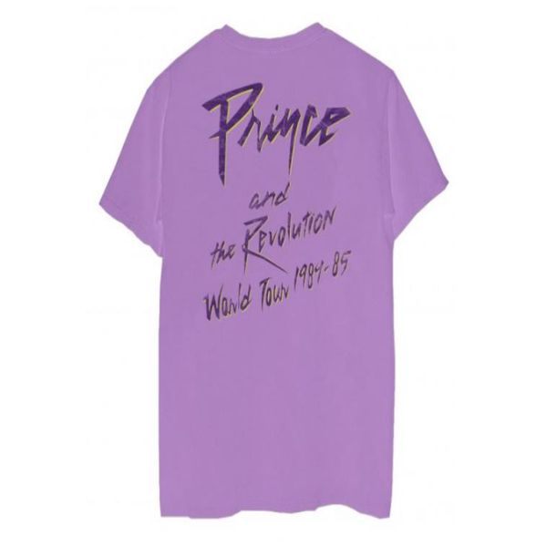 Prince Black White Doves World Tour 84-85 T-shirt Purple-Black Sheep Skate Shop