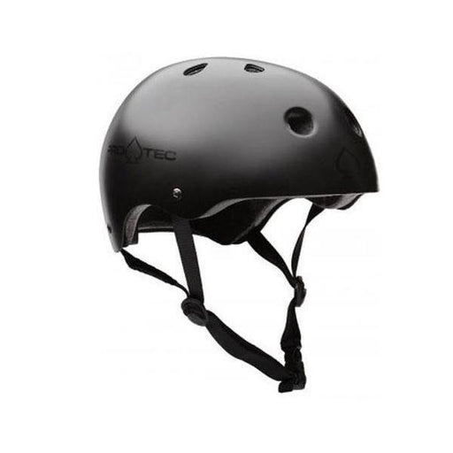 Protec Classic Skateboard Helmet Black Rubber-Black Sheep Skate Shop