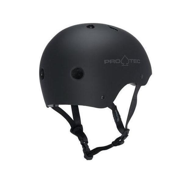 Protec Classic Skateboard Helmet CPSC Matte Black-Black Sheep Skate Shop