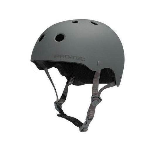 Protec Classic Skateboard Helmet Rubber Grey-Black Sheep Skate Shop
