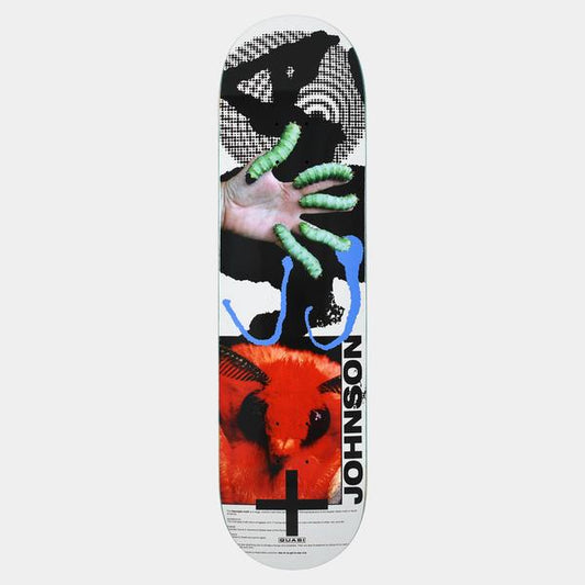 Quasi Skateboards Jake Johnson Mothhead Deck 8.25"-Black Sheep Skate Shop