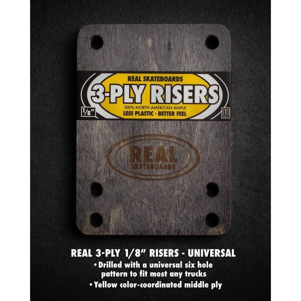 Real 3-Ply Wood Universal Riser Pad 1/8"-Black Sheep Skate Shop