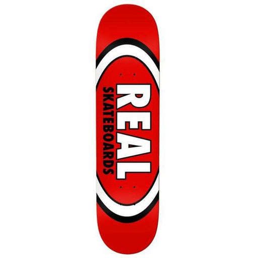Real Skateboards Classic Oval Deck 8.12" Red-Black Sheep Skate Shop