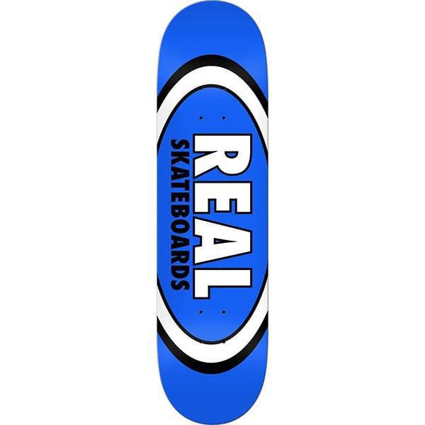 Real Skateboards Classic Oval Deck 8.5" Blue-Black Sheep Skate Shop