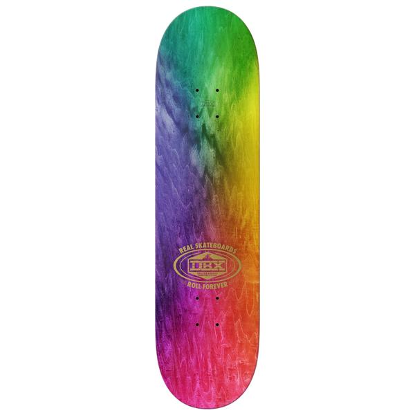 Real Skateboards Ishod Wair Cat Scratch Twin Tail Slick DBX Basalt Deck 8.25" Tie Dye-Black Sheep Skate Shop