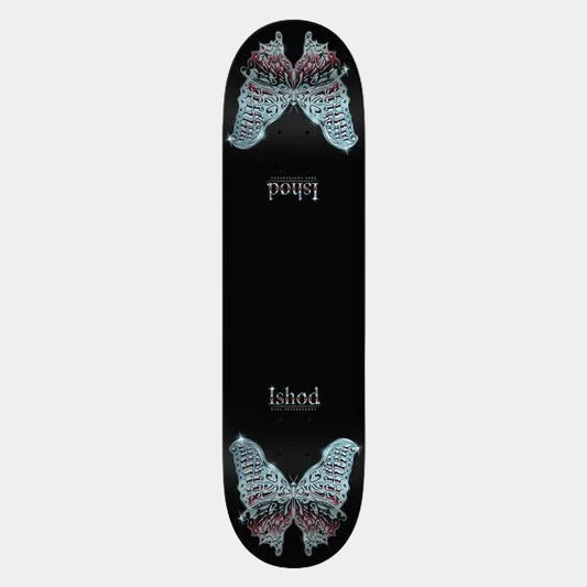 Real Skateboards Ishod Wair Mariposa Chrome Redux DBX Basalt Deck 8.3"-Black Sheep Skate Shop
