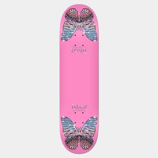 Real Skateboards Ishod Wair Mariposa Chrome Twin Tail Deck 8.25" Pink-Black Sheep Skate Shop