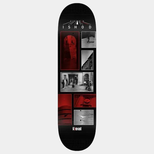 Real Skateboards Ishod Wair Photos Slick Bottom Twin Tail Deck 8.3"-Black Sheep Skate Shop