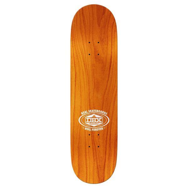 Real Skateboards Oval DBX Basalt Deck 8.5" Blue Foil-Black Sheep Skate Shop