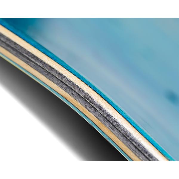 Real Skateboards Oval DBX Basalt Deck 8.5" Blue Foil-Black Sheep Skate Shop