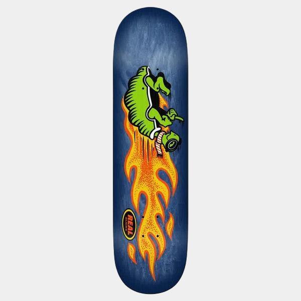 Real Skateboards Team Embossed Slick Bottom Deck 8.5"-Black Sheep Skate Shop