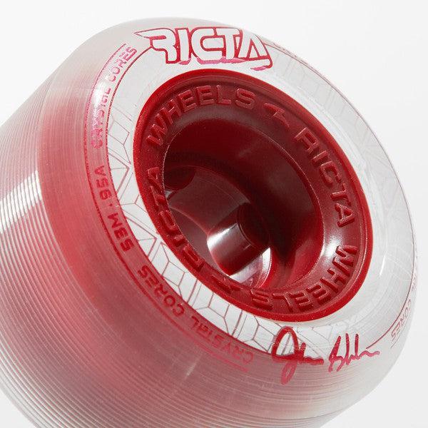 Ricta Wheels John Shanahan Crystal Cores 53mm 95a Clear Red-Black Sheep Skate Shop