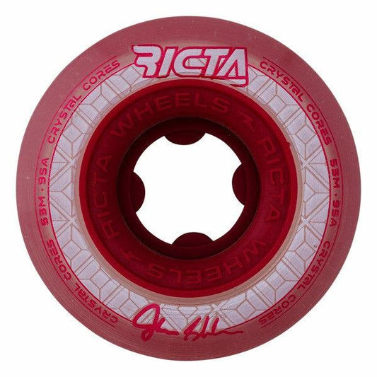 Ricta Wheels John Shanahan Crystal Cores 53mm 95a Clear Red-Black Sheep Skate Shop