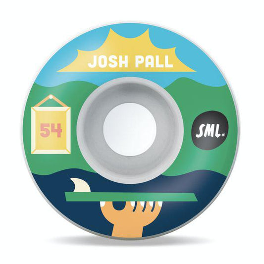 SML Wheels Josh Pall Arvo Series 54mm 99a White-Black Sheep Skate Shop