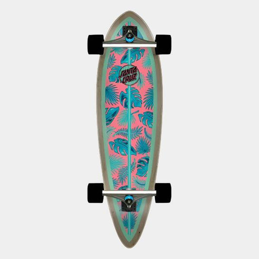 Santa Cruz Cabana Dot Pintail Cruiser Longboard Complete 9.2" x 33"-Black Sheep Skate Shop