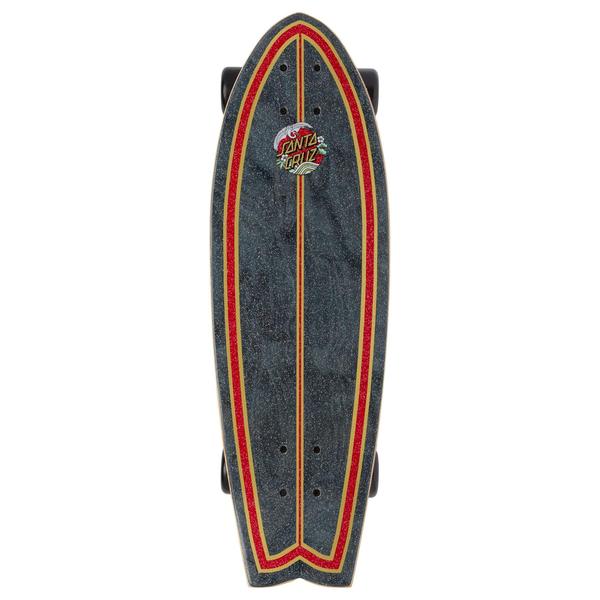 Santa Cruz Crane Dot Shark Cruiser Complete Skateboard 8.8" x 27.7"-Black Sheep Skate Shop
