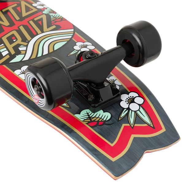Santa Cruz Crane Dot Shark Cruiser Complete Skateboard 8.8" x 27.7"-Black Sheep Skate Shop