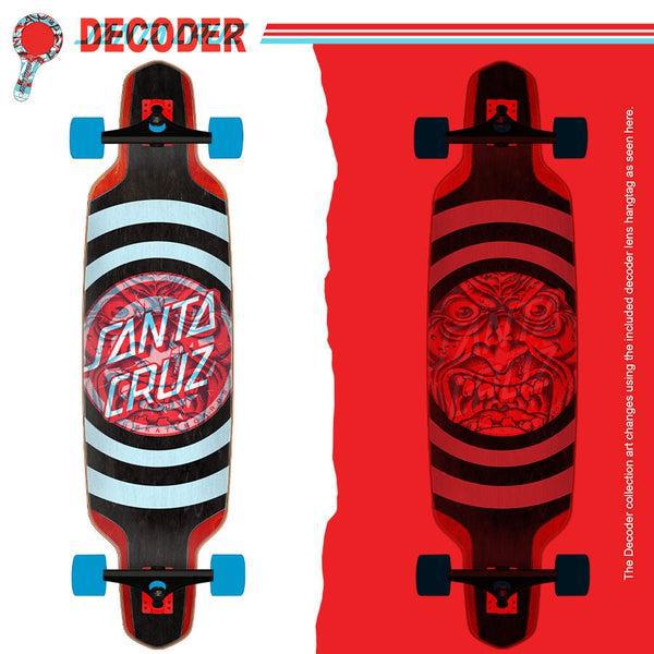 Santa Cruz Decoder Roskopp Drop Down Cruiser Longboard Complete 37.5