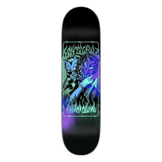 Santa Cruz Fabiana Delfino Devil Mask Deck 8.25"-Black Sheep Skate Shop