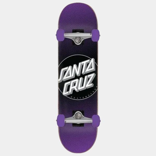 Santa Cruz Other Dot Gradient Full Skateboard Complete 8.0" Purple - Black-Black Sheep Skate Shop