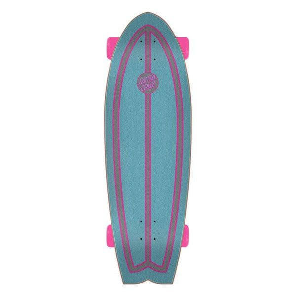 Santa Cruz Prismatic Dot Shark Cruiser Complete Skateboard 8.8" x 27.7"-Black Sheep Skate Shop