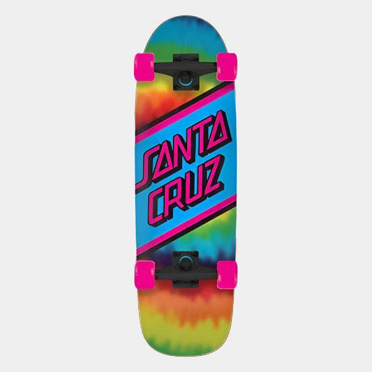 Santa Cruz Rainbow Tie Dye Street Skate Cruiser Complete Skateboard 8.79" x 29.05"-Black Sheep Skate Shop