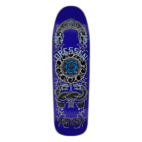 Santa Cruz Skateboards Eric Dressen Rose Crew Shaped Deck 9.31"-Black Sheep Skate Shop