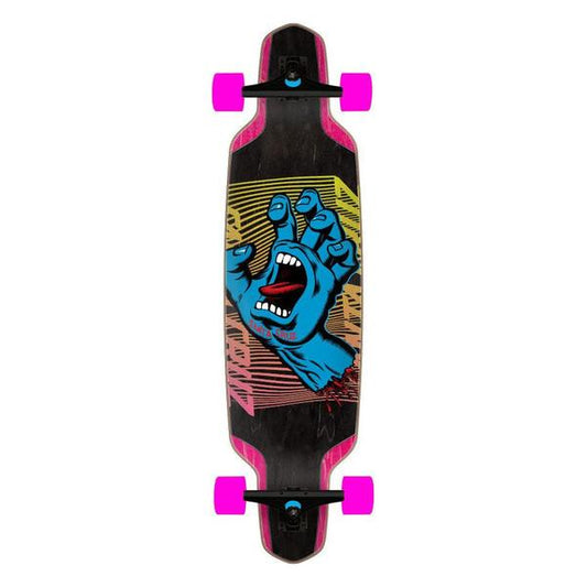 Santa Cruz Split Hand Drop Down Cruzer Longboard Complete 37.5"-Black Sheep Skate Shop