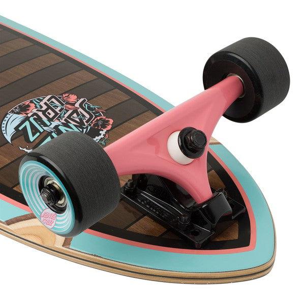 Santa Cruz Wave Dot Splice Pintail Cruiser Longboard Complete 9.2" x 33"-Black Sheep Skate Shop