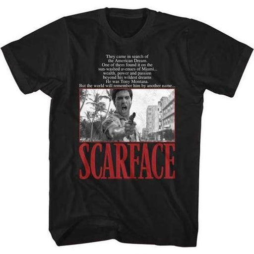 Scarface American Dream Quote Tee Black-Black Sheep Skate Shop