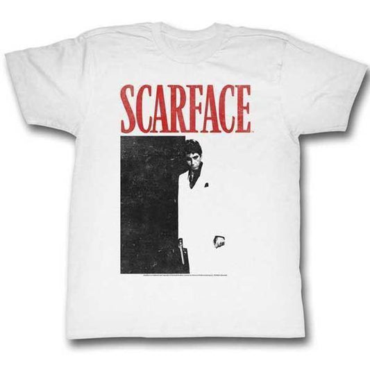 Scarface Cover Tee White-Black Sheep Skate Shop