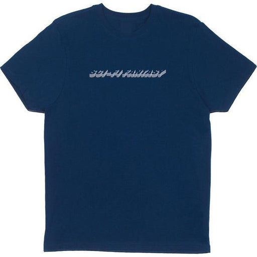 Sci-Fi Fantasy Line Logo T-Shirt Blue-Black Sheep Skate Shop