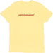 Sci-Fi Fantasy Line Logo T-Shirt Yellow-Black Sheep Skate Shop