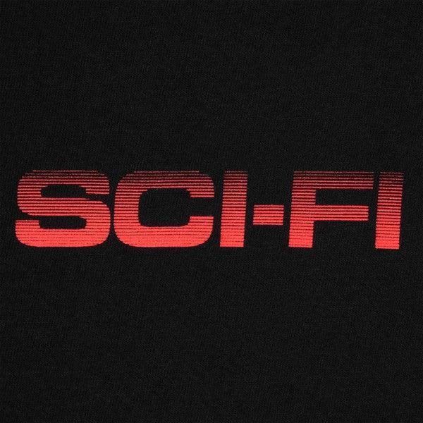 Sci-Fi Fantasy Skateboards Slide T-Shirt Black-Black Sheep Skate Shop