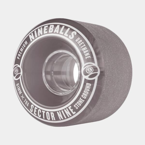 Sector 9 Nine Balls Soft Cruiser Wheels 78a 61mm Clear Smoke-Black Sheep Skate Shop