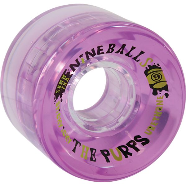 Sector 9 Nine Balls The Purps Soft Cruiser Wheels 78a 58mm Clear Purple-Black Sheep Skate Shop