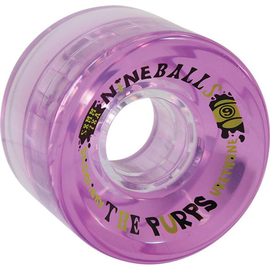 Sector 9 Nine Balls The Purps Soft Cruiser Wheels 78a 58mm Clear Purple-Black Sheep Skate Shop