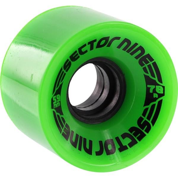 Sector 9 Nineball Wheels 59mm 78a Green-Black Sheep Skate Shop