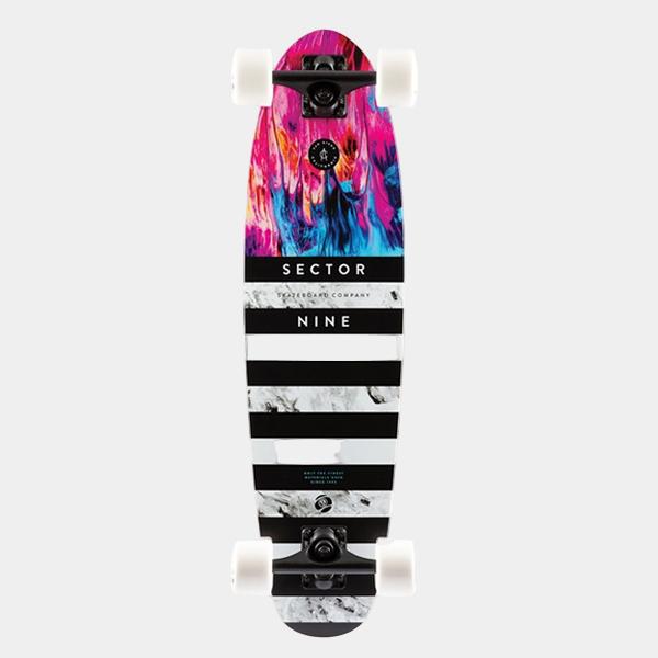 Sector 9 Splash Snapback Cruiser Complete 30"-Black Sheep Skate Shop