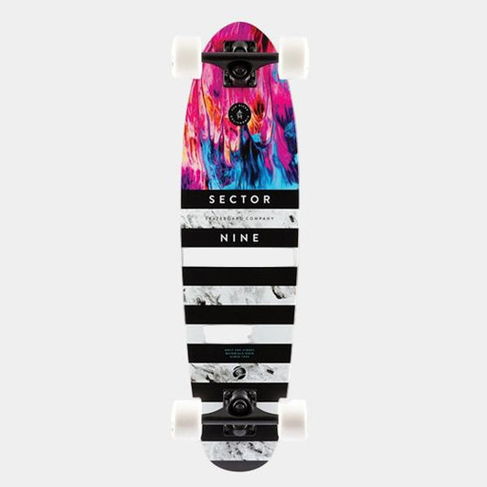 Sector 9 Splash Snapback Cruiser Complete 30"-Black Sheep Skate Shop