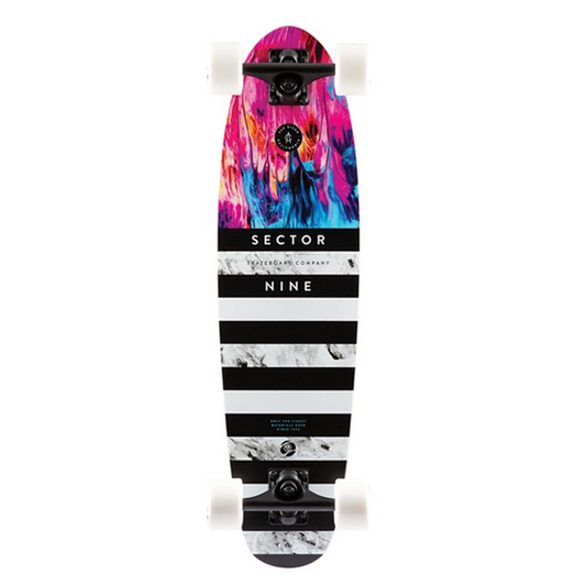 Sector 9 Splash Snapback Cruiser Complete 30"-Black Sheep Skate Shop